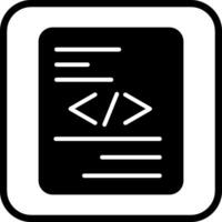 Piece of Code Vector Icon