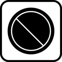 icono de vector prohibido