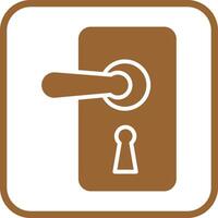 Door Lock Vector Icon