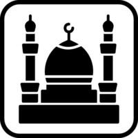 icono de vector de mezquita