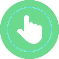 Raised Finger Vector Icon