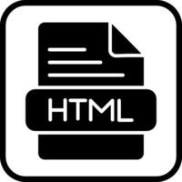 icono de vector html