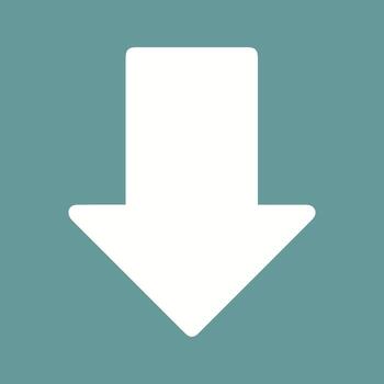Down Vector Icon