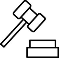 Gavel Vector Icon