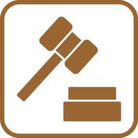 Gavel Vector Icon