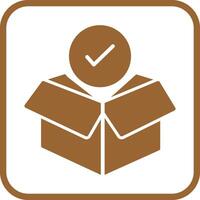 Package Receiving Vector Icon