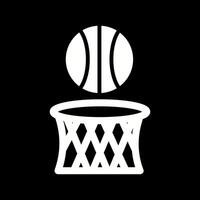 icono de vector de baloncesto