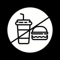 No Food Vector Icon