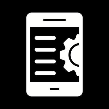 icono de vector de configuración