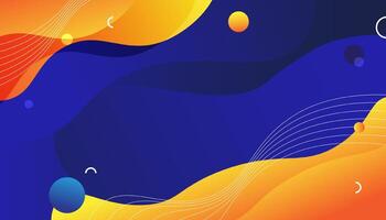 Gradient liquid abstract background design vector