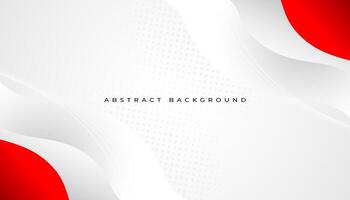 Red stylish wave background for business vector