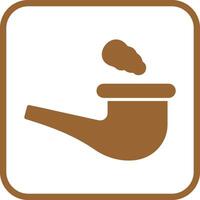 Smoke Pipe Vector Icon