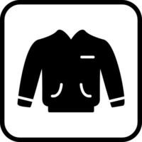 icono de vector de chaqueta