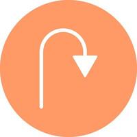 Arrow Pointing Down Vector Icon