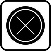 Do Not Cross Vector Icon
