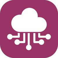 Cloud Computing Vector Icon