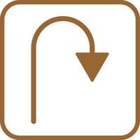 Arrow Pointing Down Vector Icon