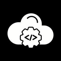 Cloud Coding Vector Icon