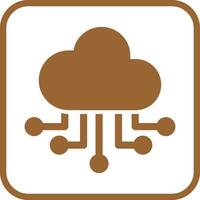 Cloud Computing Vector Icon