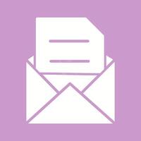 icono de vector de correo electrónico