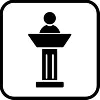 Podium Vector Icon