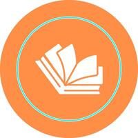 Open Book Vector Icon