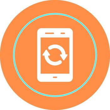 icono de vector de sincronización