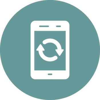 icono de vector de sincronización