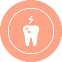 Toothache And Plaque Vector Icon