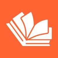 Open Book Vector Icon