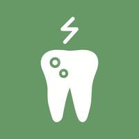 Toothache And Plaque Vector Icon