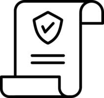 Insurance Policy Vector Icon