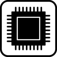 icono de vector de cpu