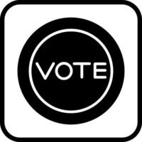 icono de vector de enlace de voto