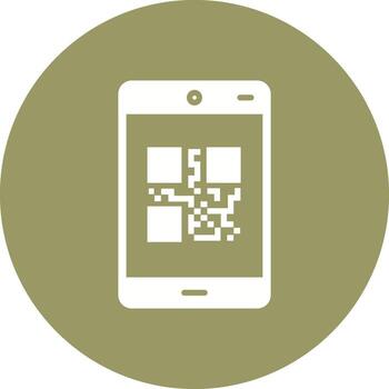 icono de vector de código de patrón