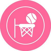 icono de vector de baloncesto