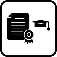 icono de vector de graduación