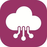 Cloud Computing Vector Icon