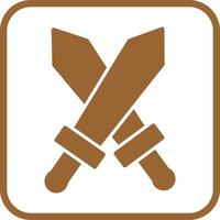 Two Swords Vector Icon