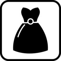 Cocktail Dress Vector Icon