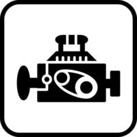 icono de vector de motor