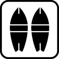 icono de vector de tabla de surf