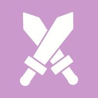 Two Swords Vector Icon