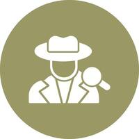 icono de vector de detective