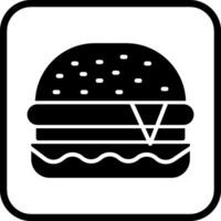 icono de vector de hamburguesa