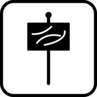 Beach Sign Vector Icon