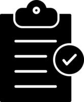 Booking Checklist Vector Icon