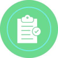 Booking Checklist Vector Icon