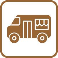 Fast Food Truck Vector Icon