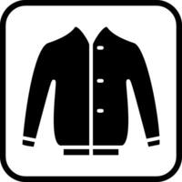 icono de vector de chaqueta elegante